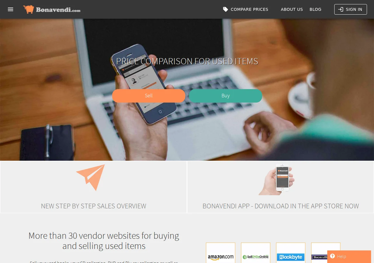 Bonavendi – previous design